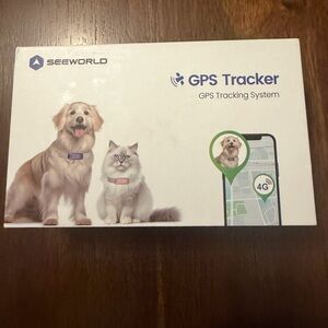 SEEWORLD GPS Tracker for Pets - White Box with Pet Images